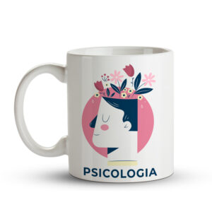 Caneca psicologia florescendo mentes - Imagem 2