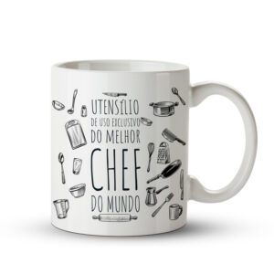 Caneca Utensílio Exclusivo do Melhor Chef do Mundo - Imagem 1