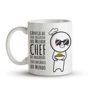 Caneca Melhor Chef de Macarrão Instantâneo do Mundo - Imagem 2