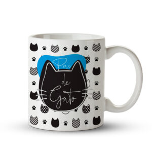 Caneca Pai de Gato de carteirinha - Imagem 1