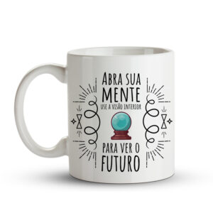 caneca inspirada no universo de Harry Potter - aula de adivinhação