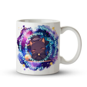 Caneca Feitiço Felino – Gatinho Bruxinho Mágico - Imagem 1