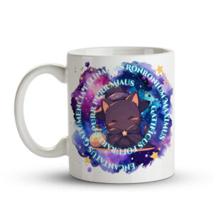Caneca Feitiço Felino – Gatinho Bruxinho Mágico - Imagem 2