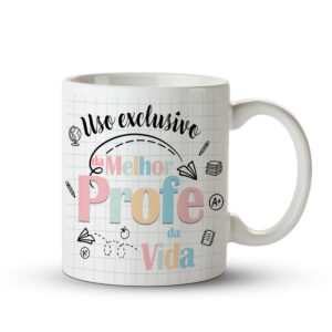 Caneca Melhor Profe da Vida – Presente Criativo para Professoras - Imagem 1