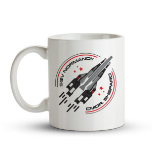 Caneca Mass Effect – SSV Normandy Commander Shepard - Imagem 2