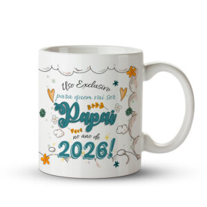 Caneca Revelação Papai 2026 - Imagem 1