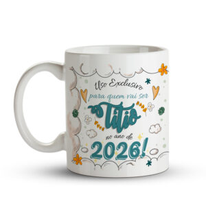 Caneca Revelação Titio 2026 - Imagem 2