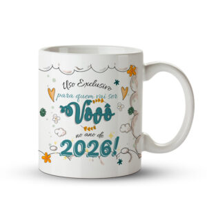 Caneca Revelação Vovô 2026 - Imagem 1