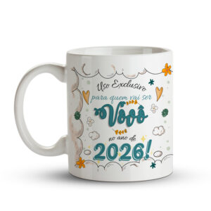 Caneca Revelação Vovô 2026 - Imagem 2