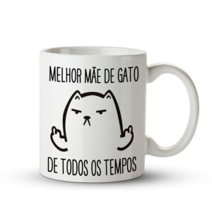 Caneca Melhor Mãe de Gato de todos os tempos - Imagem 1