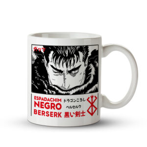 Caneca Berserk – Silêncio do Espadachim Negro - Imagem 1