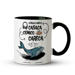 Caneca Advogada Extraordinária Woo Baleia Catarca Caneca Casaca Cômico Careca Preto - Imagem 1