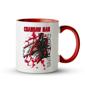 Caneca Chainsaw Man – Fúria da Serra vermelha - Imagem 1