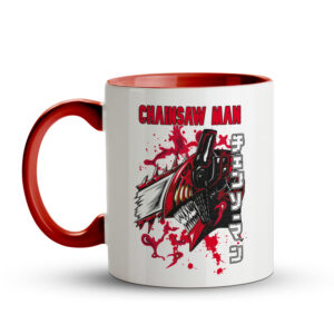 Caneca Chainsaw Man – Fúria da Serra vermelha - Imagem 2