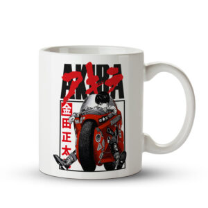 Caneca Akira Kaneda Moto Vermelha – Anime Clássico - Imagem 1