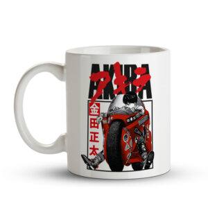 Caneca Akira Kaneda Moto Vermelha – Anime Clássico - Imagem 2