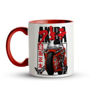Caneca Akira Kaneda Moto Vermelha – Anime Clássico vermelha - Imagem 2