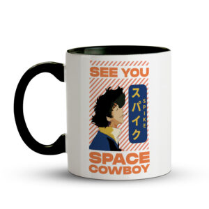 Caneca Cowboy Bebop – Código do Caçador - Preto - Imagem 2