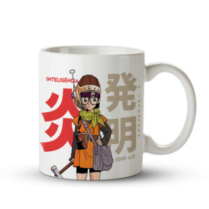 Caneca Chrono Trigger Lucca 1000 A.D | Inteligência Que Muda o Destino - Imagem 1