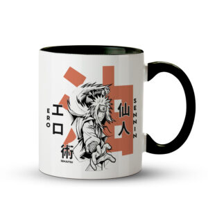 Caneca Jiraiya – Sábio Lendário Preta - Imagem 1