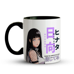 Caneca Hinata Hyuga Believe It Preta - Imagem 2