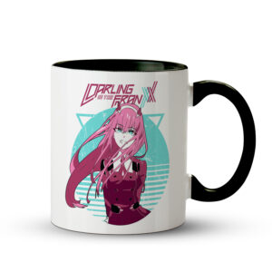 Caneca Zero Two – Sintonia Neon - Preto - Imagem 1