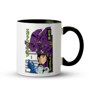 Caneca Evangelion – Sincronia 01 - Preta - Imagem 1