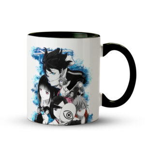 Caneca Noragami Yato Hiyori Yukine Anime 325ml Preta - Imagem 1