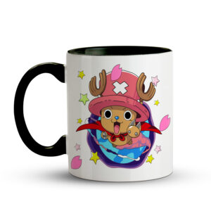 Caneca Tony Tony Chopper One Piece Anime 325ml Preta - Imagem 2