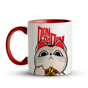 Caneca Dandadan Granny Mostrando o Dedo Vermelha - Imagem 2