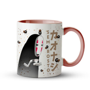 Caneca Sem Rosto - No Face - Ecos do Espírito Rosa - Imagem 1