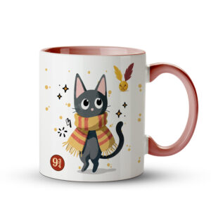 Caneca Gato Bruxinho - Rosa - Imagem 1