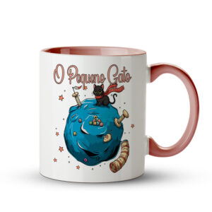 Caneca O Pequeno Gato Rosa - Imagem 1