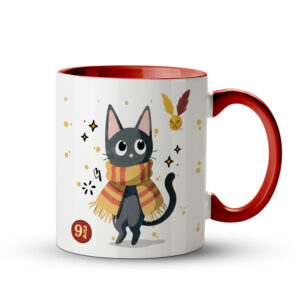 Caneca Gato Bruxinho - Vermelha - Imagem 1