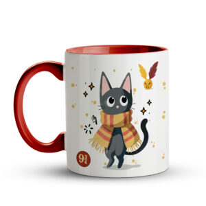 Caneca Gato Bruxinho - Vermelha - Imagem 2