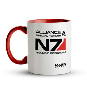 Caneca Mass Effect – N7 Training Program Vermelha - Imagem 2