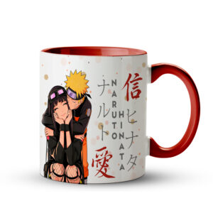 Caneca Naruto NaruHina – Promessa Ninja Vermelha - Imagem 1