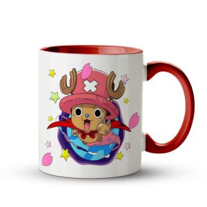 Caneca Tony Tony Chopper One Piece Anime 325ml Vermelha - Imagem 1