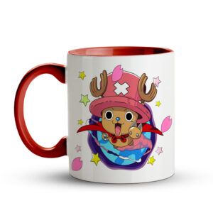 Caneca Tony Tony Chopper One Piece Anime 325ml Vermelha - Imagem 2