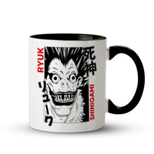 Caneca Ryuk – Sorriso do Shinigami - Preta - Imagem 1