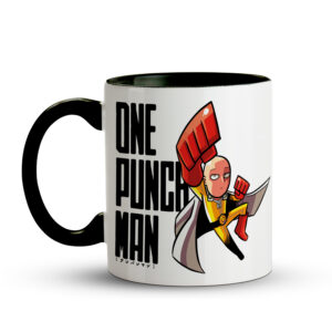 Caneca One Punch Man – Herói por Hobby Preta - Imagem 2