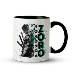 Caneca Zoro – Caminho do Espadachim Preta - Imagem 1