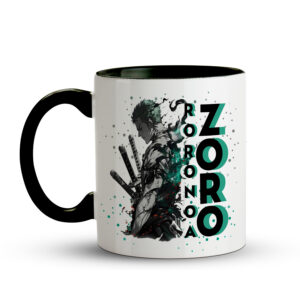 Caneca Zoro – Caminho do Espadachim Preta - Imagem 2