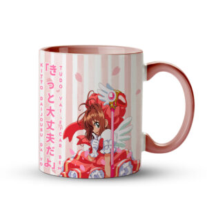 Caneca Sakura Kinomoto - Sempre bem  Rosa - Imagem 1