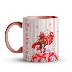 Caneca Sakura Kinomoto - Sempre bem  Rosa - Imagem 2