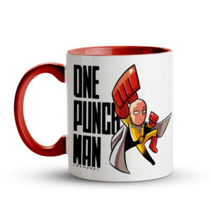Caneca One Punch Man – Herói por Hobby Vermelha - Imagem 2