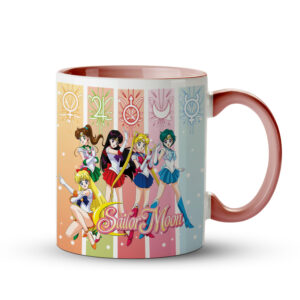 Caneca Sailor Moon Classica Rosa - Imagem 1