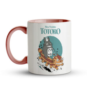 Caneca Meu Vizinho Totoro – Aventuras na Floresta | Ghibli Rosa - Imagem 2
