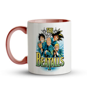 Caneca The Beatalls | Anime, Rock e Humor Geek Rosa - Imagem 2