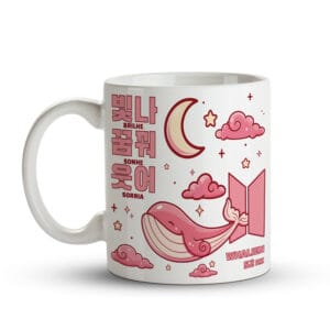 Caneca Whalien 52 | BTS | Baleia 52 Hz | K-Pop - Imagem 2